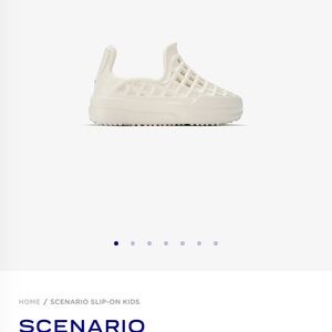 LUSSO kids unisex scenario slip-on - bone white USED